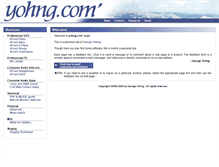 Tablet Screenshot of old.yohng.com